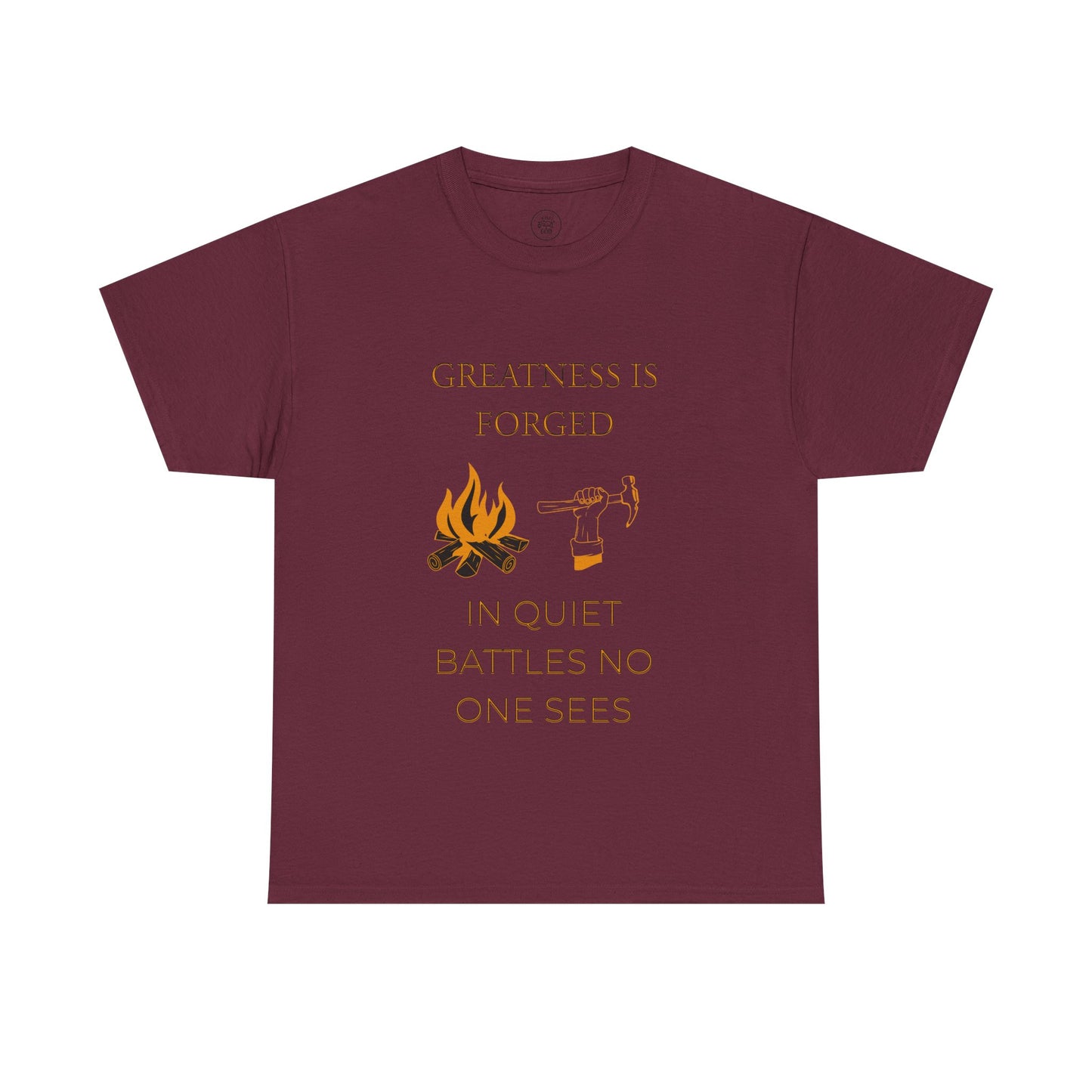 "Quiet Battles" – Strength Through Stillness Graphic T-Shirt