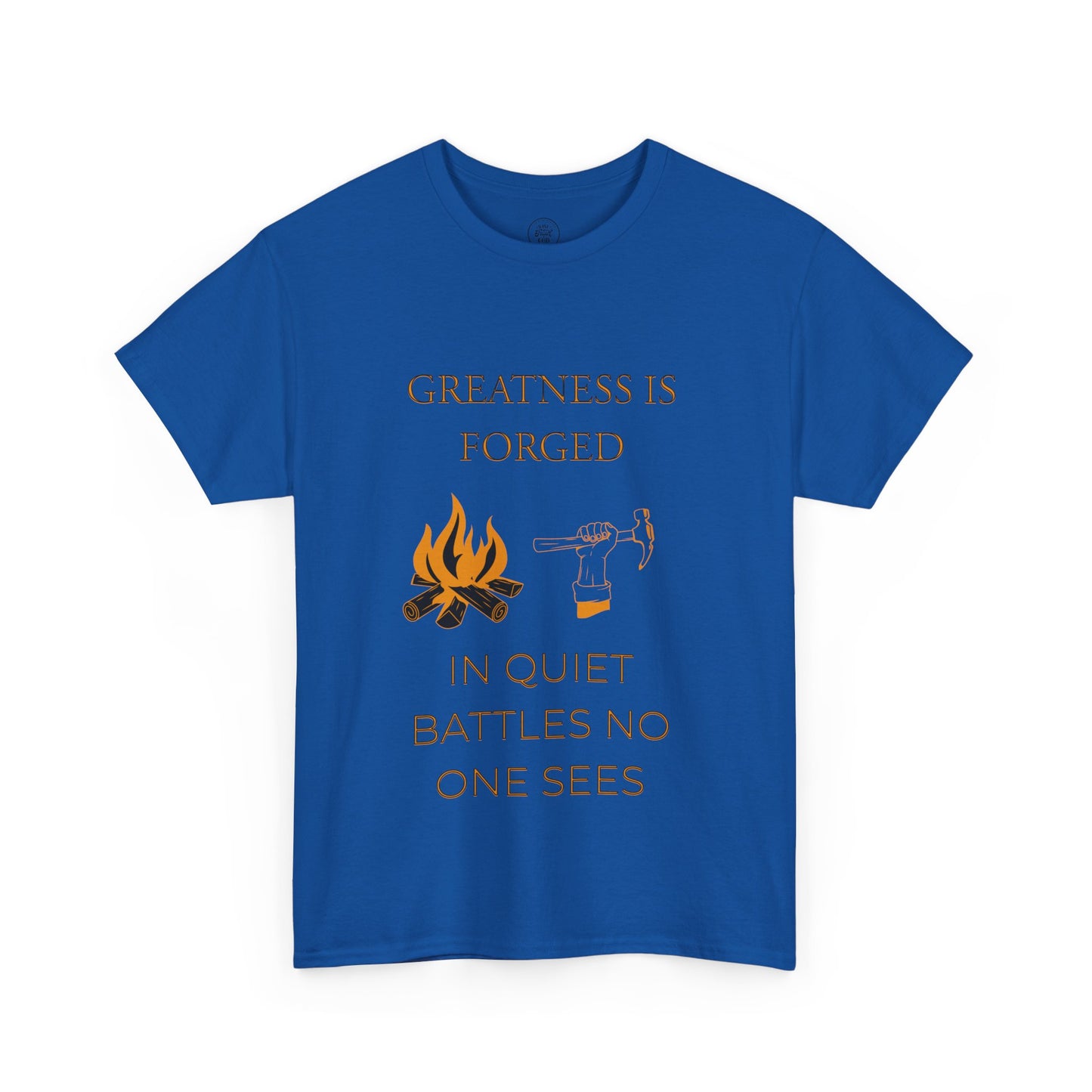 "Quiet Battles" – Strength Through Stillness Graphic T-Shirt