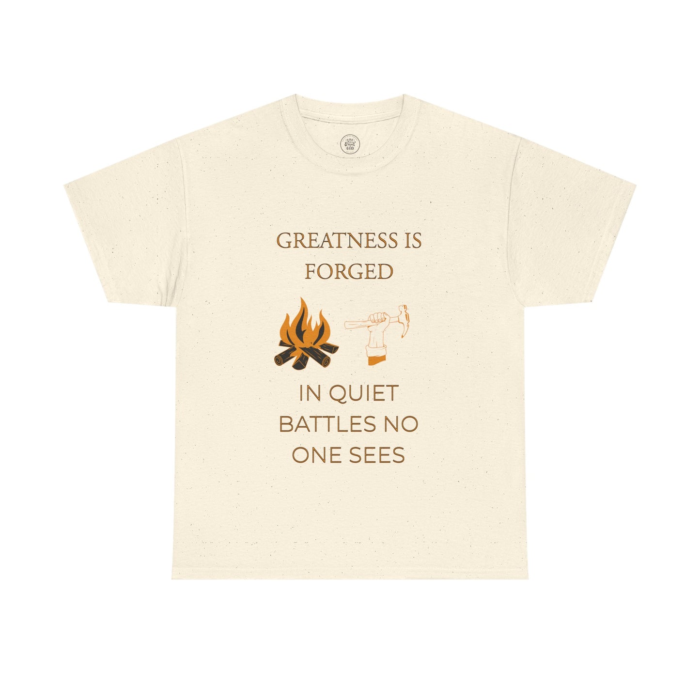 "Quiet Battles" – Strength Through Stillness Graphic T-Shirt