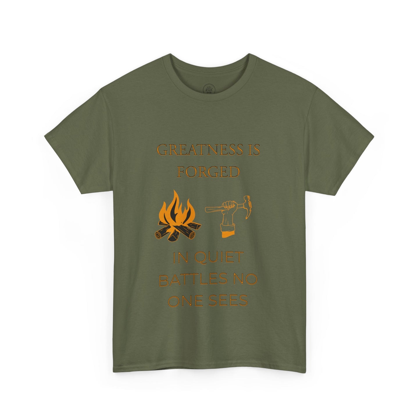 "Quiet Battles" – Strength Through Stillness Graphic T-Shirt