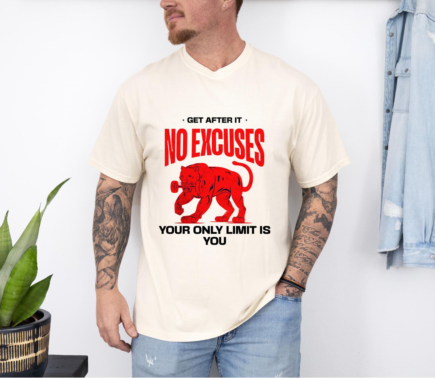 "No Excuses. Your Only Limit is You" Graphic T-Shirt