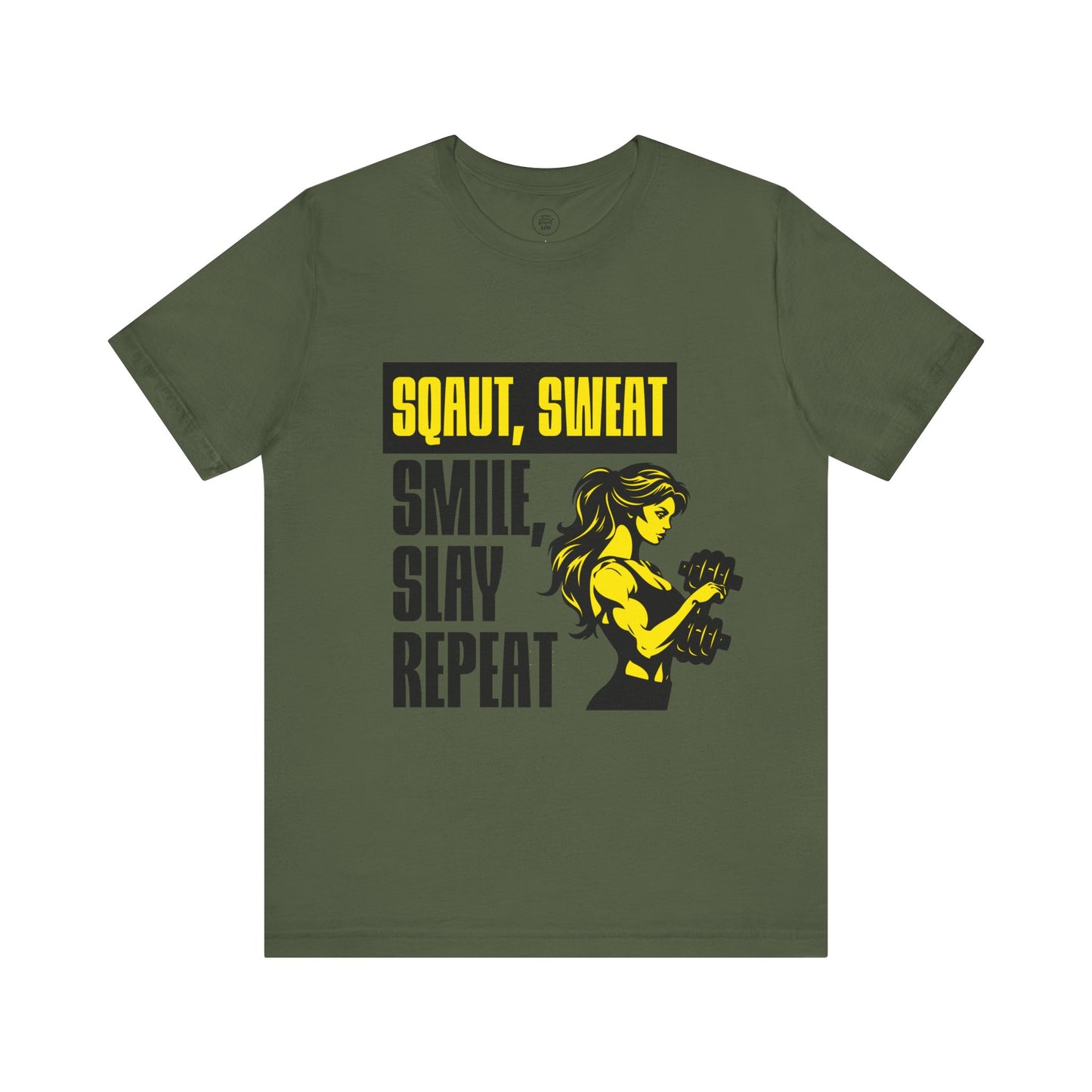 Smiles & Slay Reps Fitness Motivational Tee