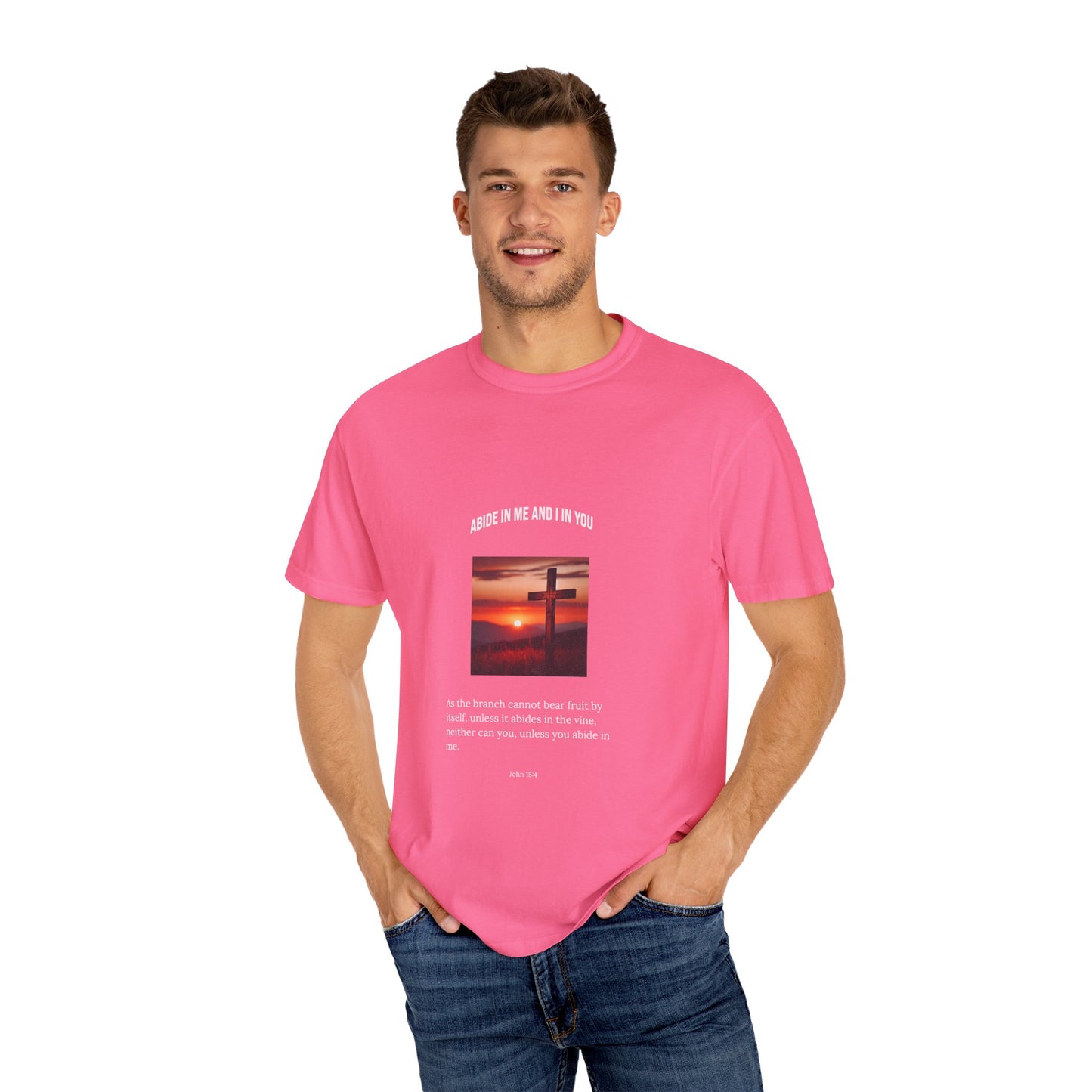 "Abide in Me" – John 15:4 Faith Tee