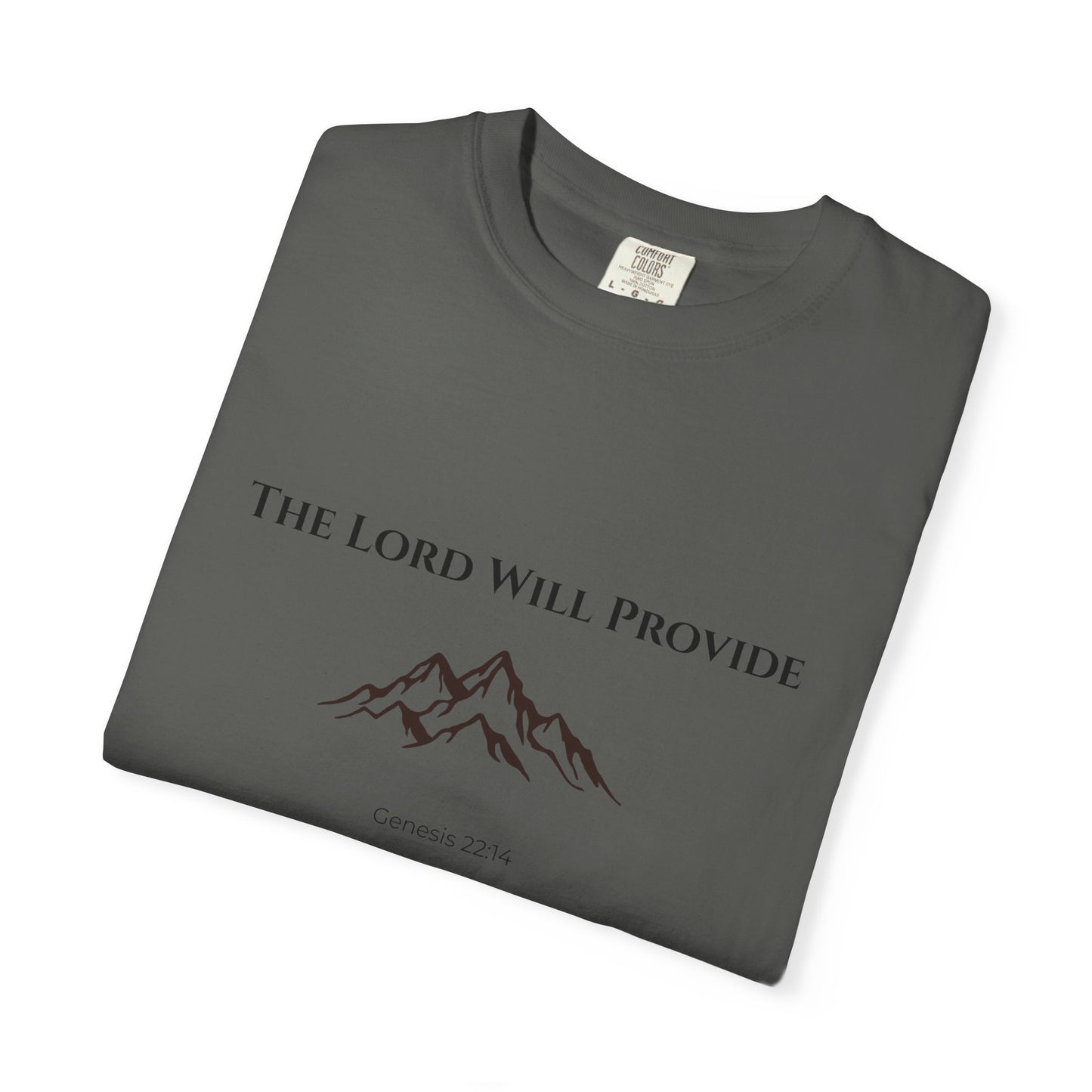 Comfort Colors "The Lord Will Provide" – Genesis 22:14 Graphic T-Shirt