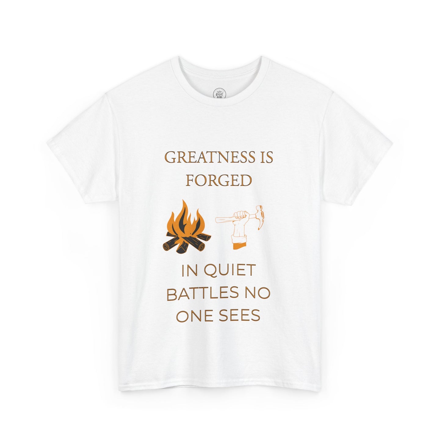 "Quiet Battles" – Strength Through Stillness Graphic T-Shirt