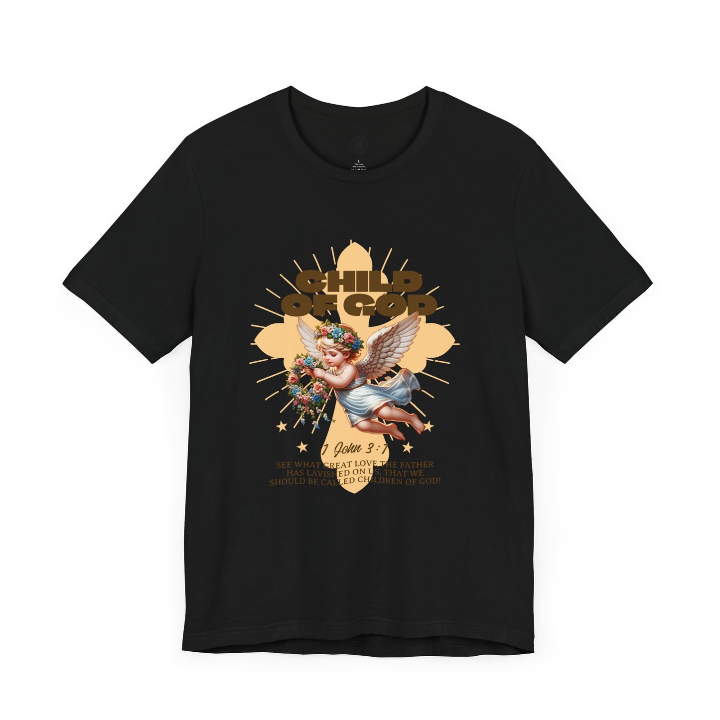 Bella Canvas 3001 "Child of God" 1 John 3:1 Graphic Tee