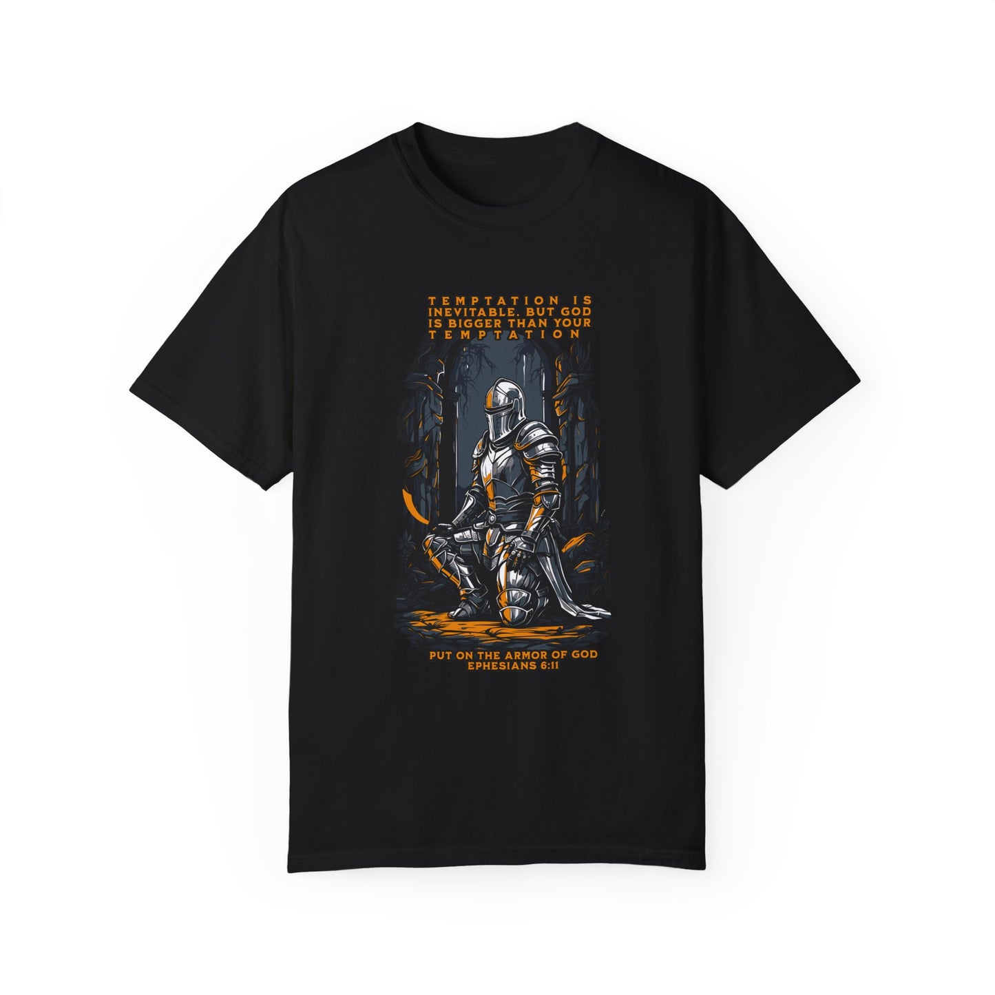Comfort Colors "Put on the Armor of God" Ephesians 6:11 Inspirational T-Shirt