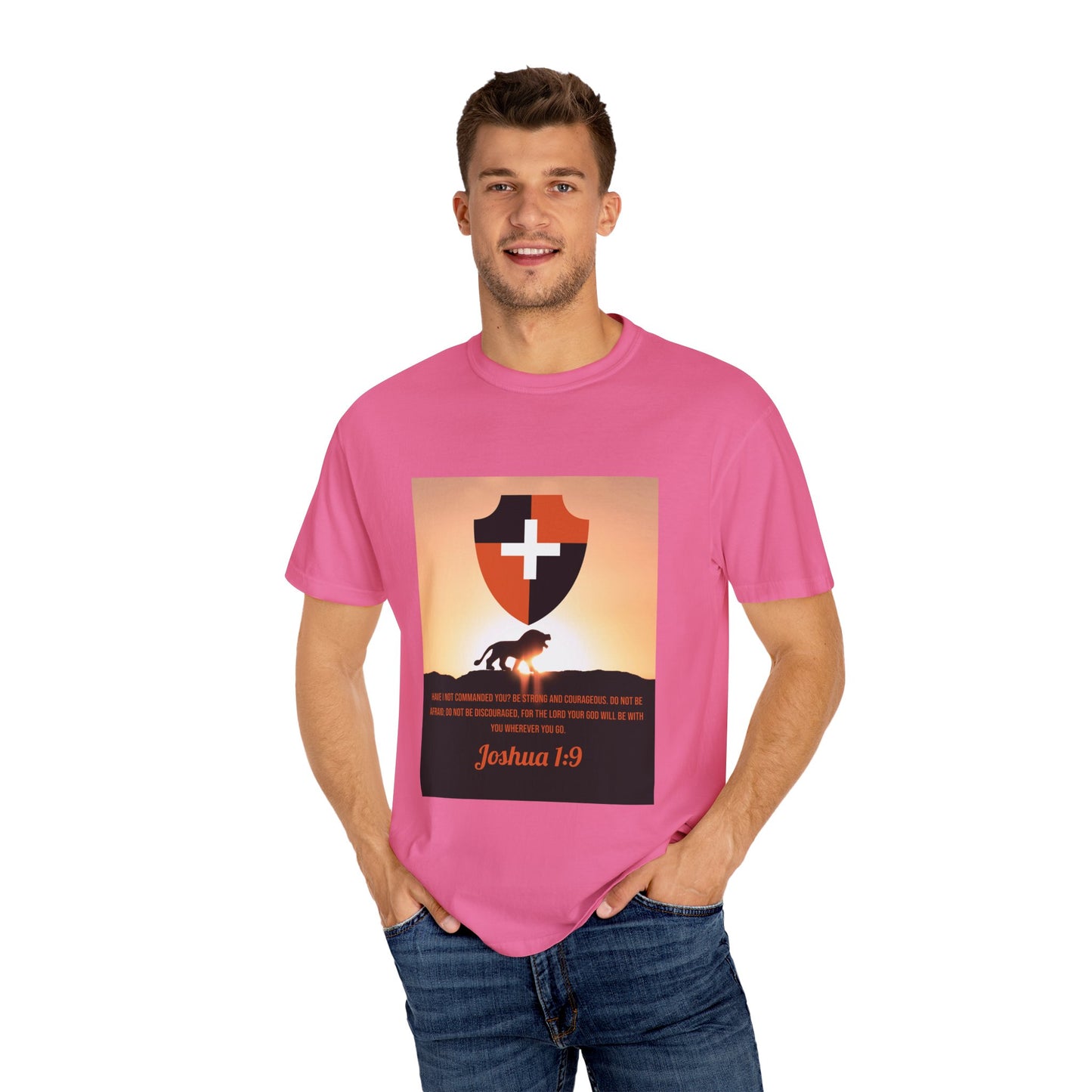 "Be Strong and Courageous" Joshua 1:9 Graphic Tee