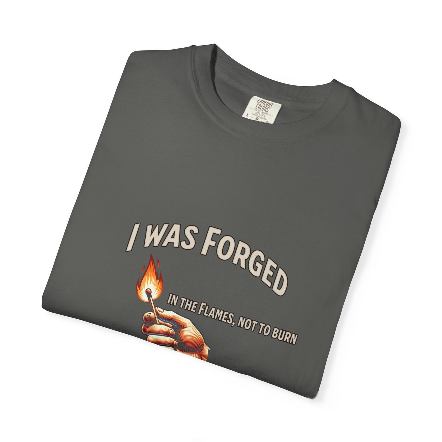 "Forged to Shine" – Fire-Tested Faith T-Shirt
