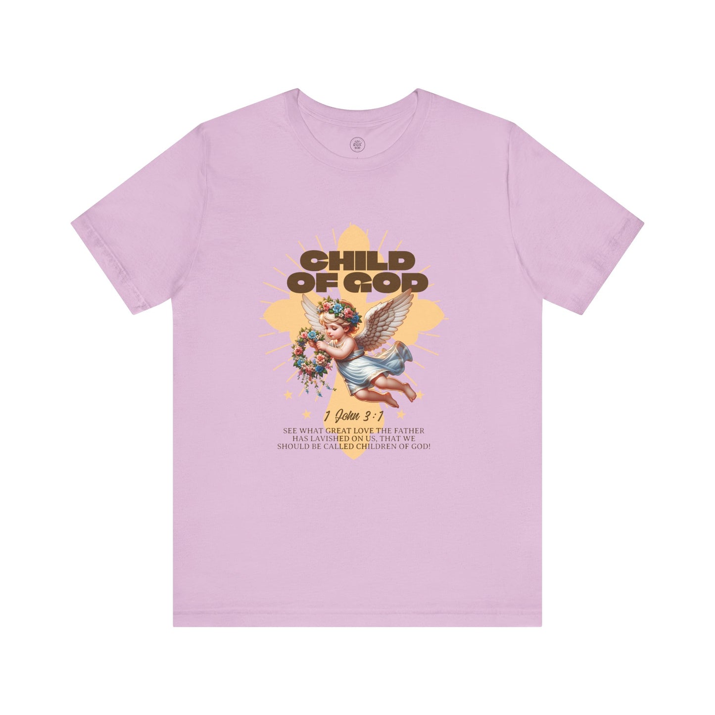 Bella Canvas 3001 "Child of God" 1 John 3:1 Graphic Tee