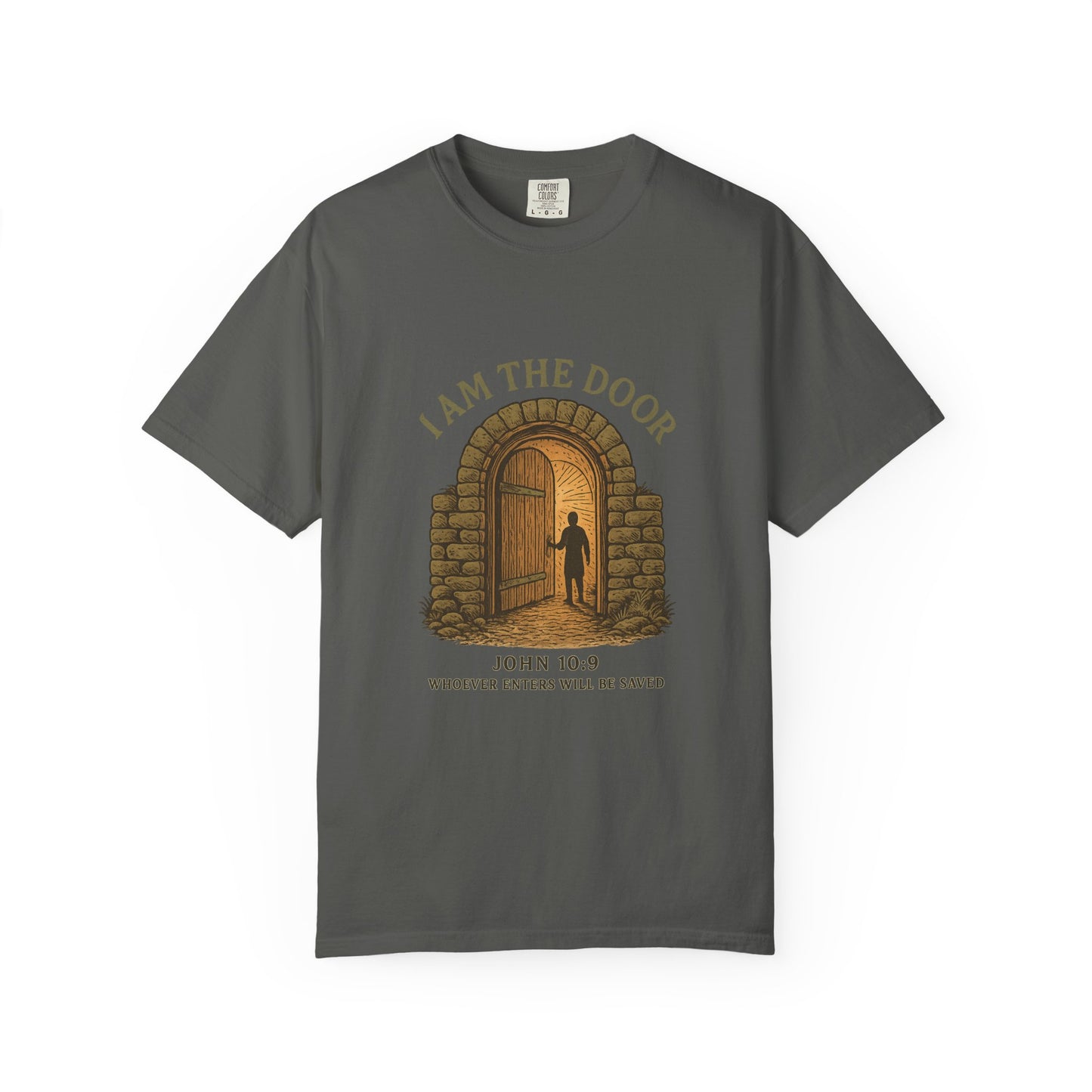 Comfort Colors "I Am the Door – John 10:9 Graphic T-Shirt