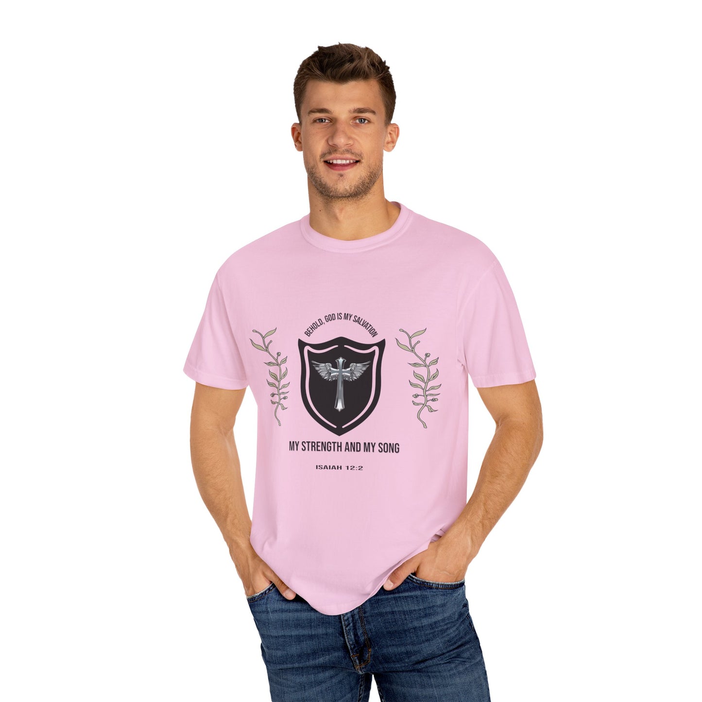 Isaiah 12:2- 'The Lord God is My Strength' Graphic T-Shirt