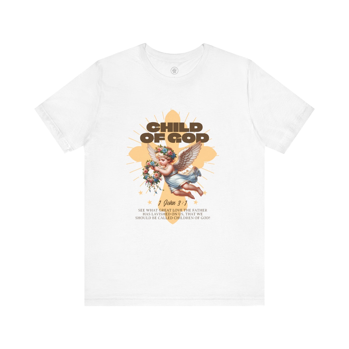 Bella Canvas 3001 "Child of God" 1 John 3:1 Graphic Tee