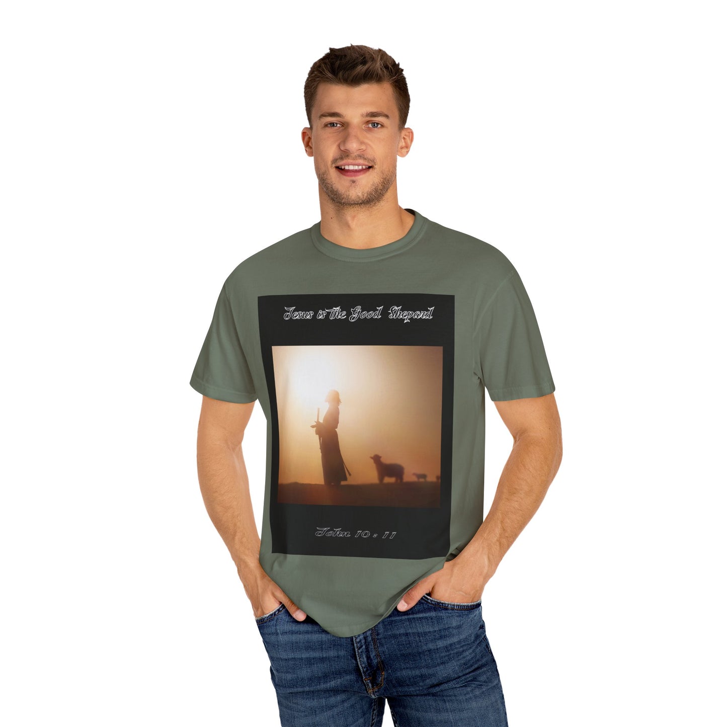 "The Good Shepard" John 10:11 Graphic T-Shirt