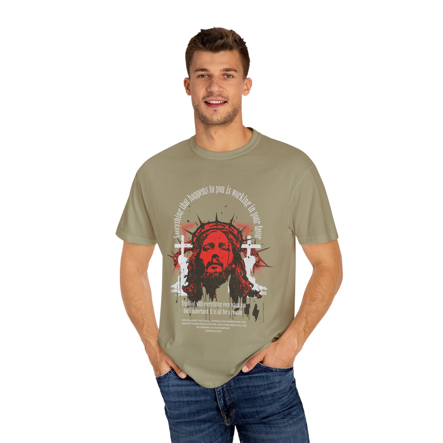 Romans 8:28 Faith Tee