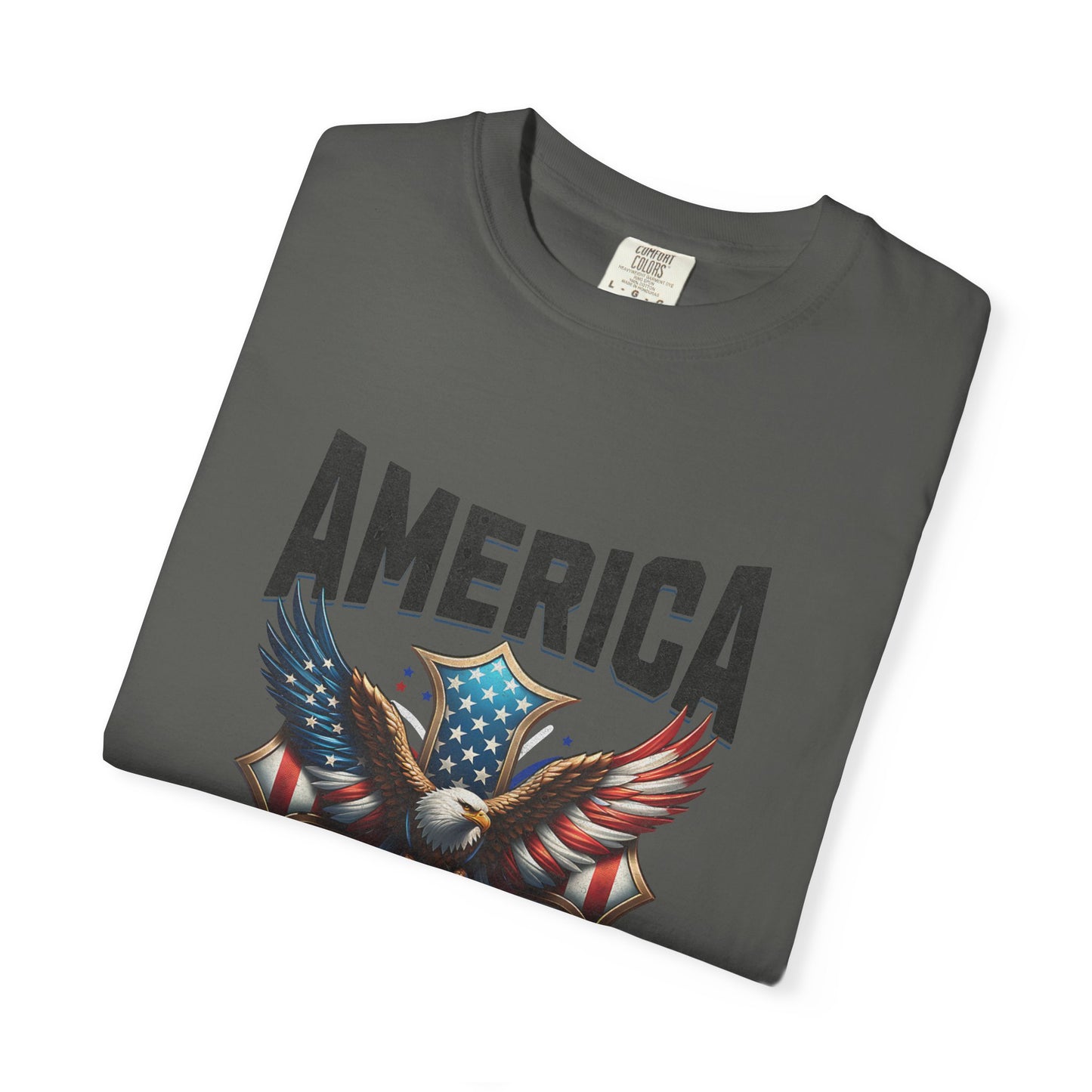 Comfort Colors "Free Indeed" – 4th of July Freedom in Christ Tee (John 8:36)