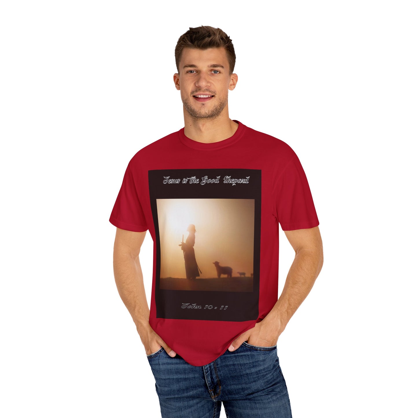 "The Good Shepard" John 10:11 Graphic T-Shirt