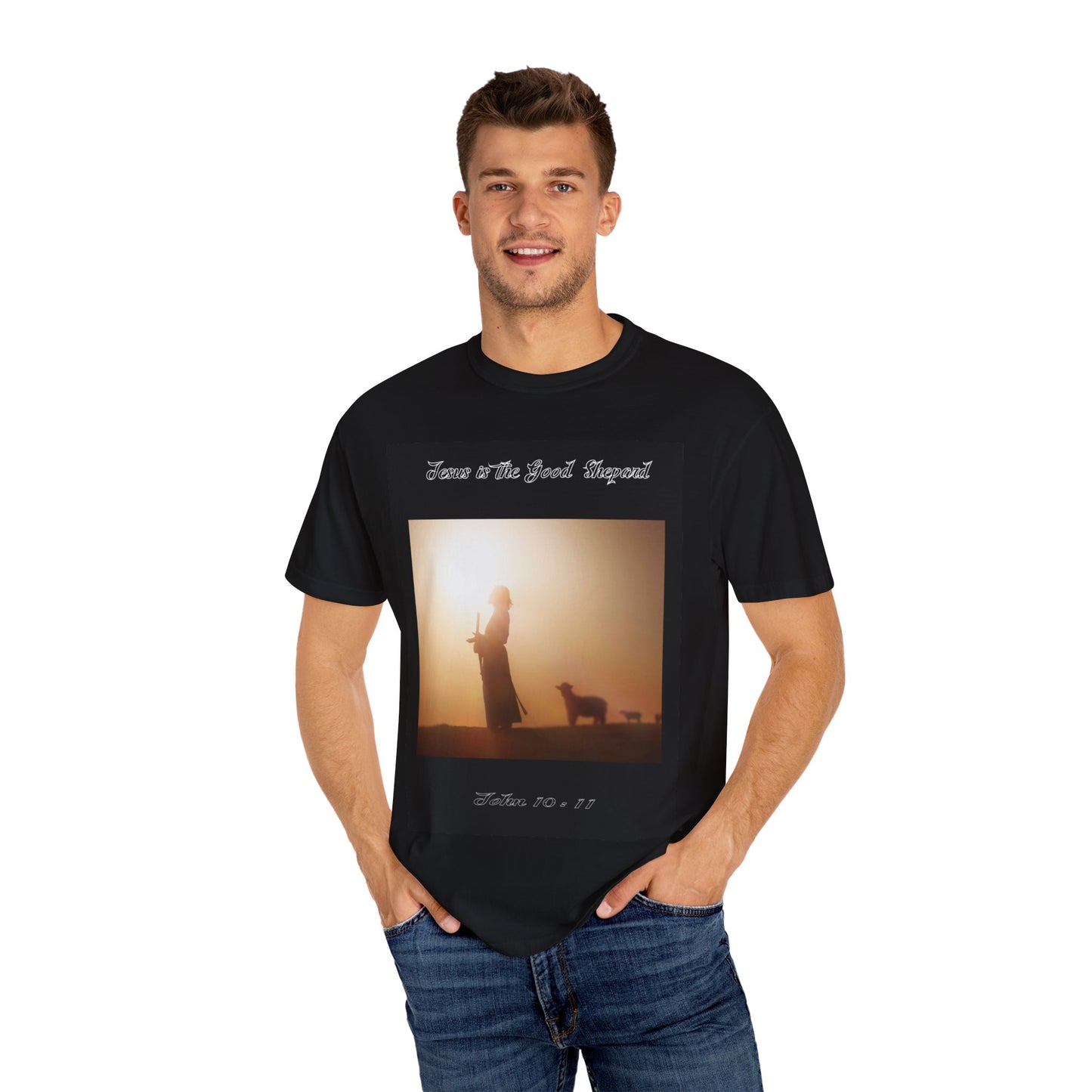 "The Good Shepard" John 10:11 Graphic T-Shirt