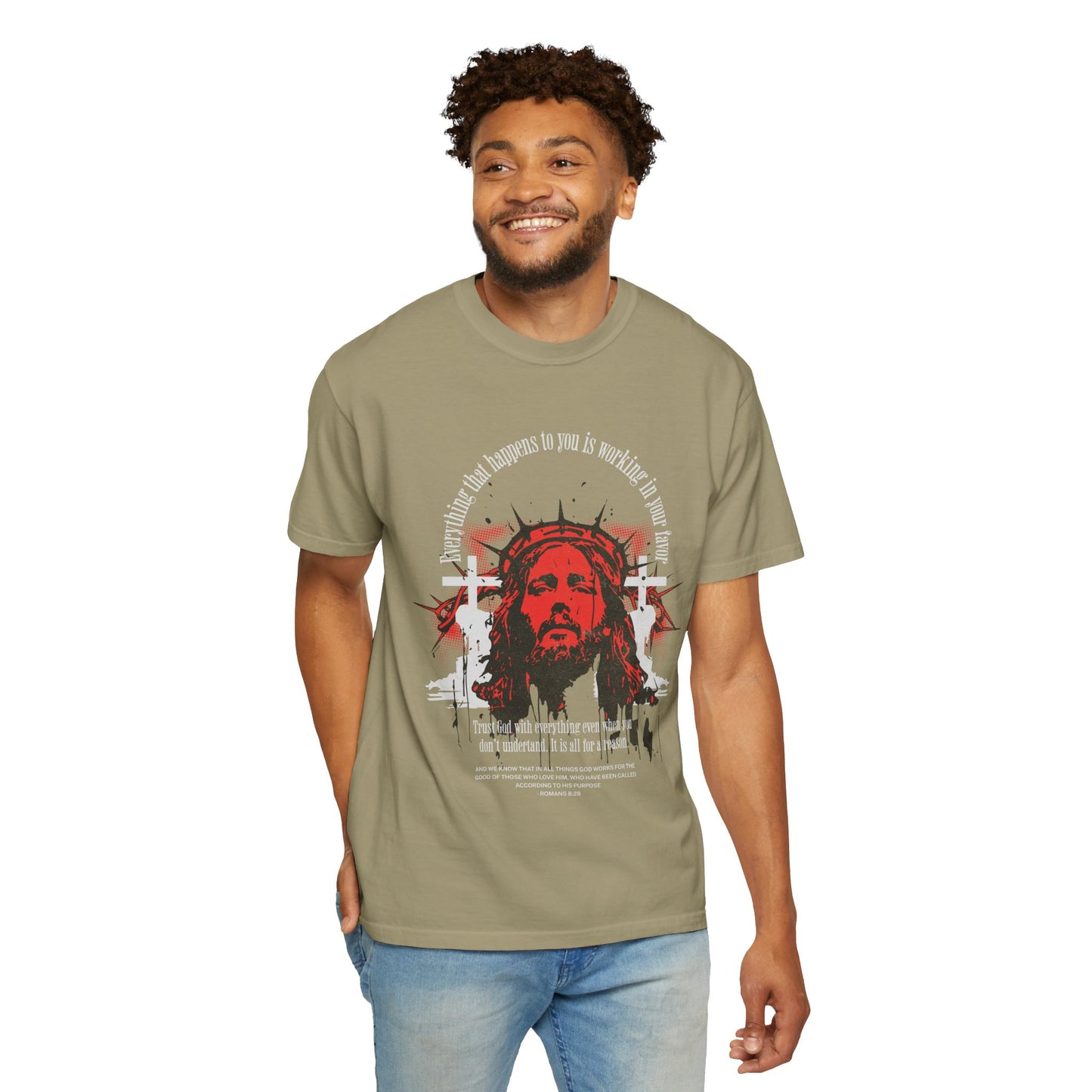 Romans 8:28 Faith Tee