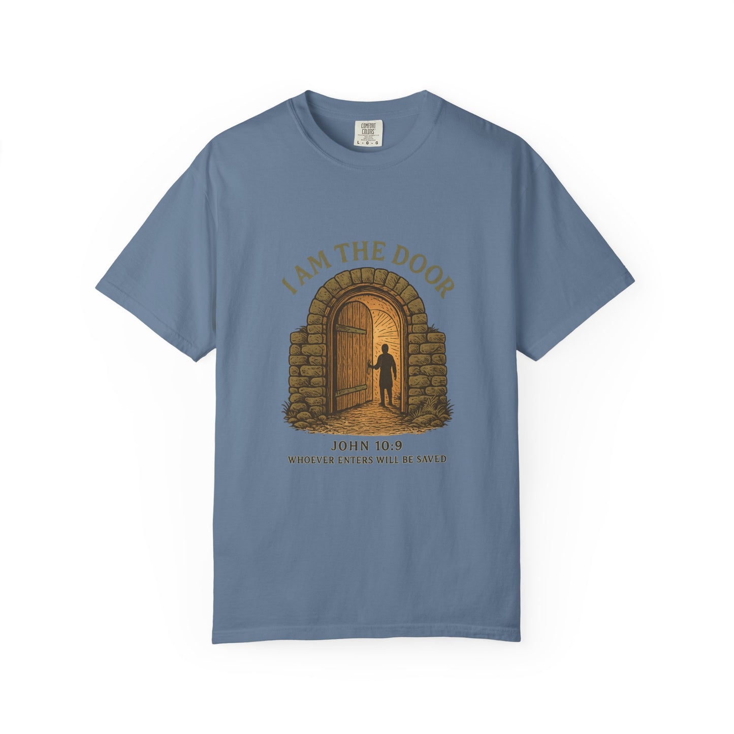 Comfort Colors "I Am the Door – John 10:9 Graphic T-Shirt