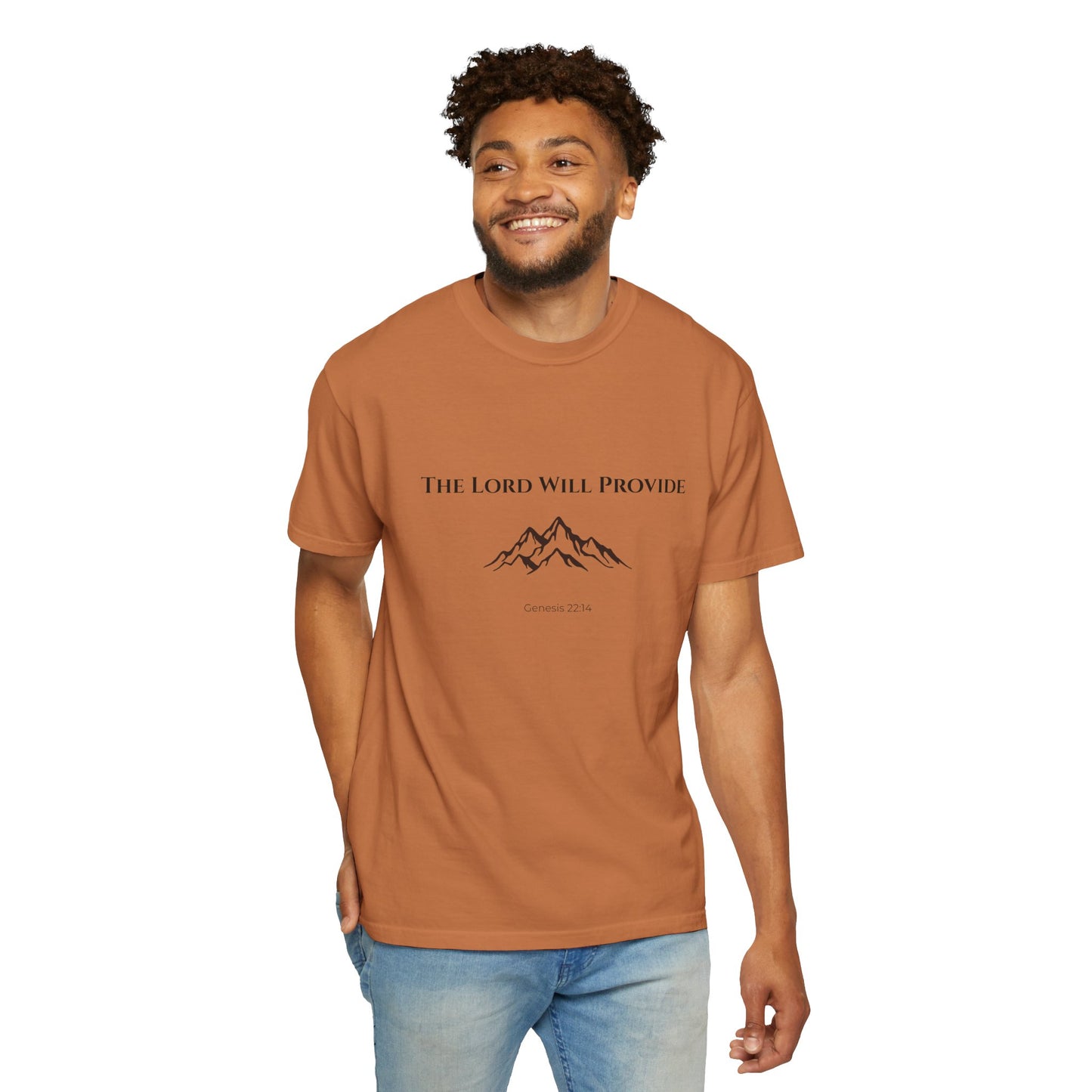 Comfort Colors "The Lord Will Provide" – Genesis 22:14 Graphic T-Shirt