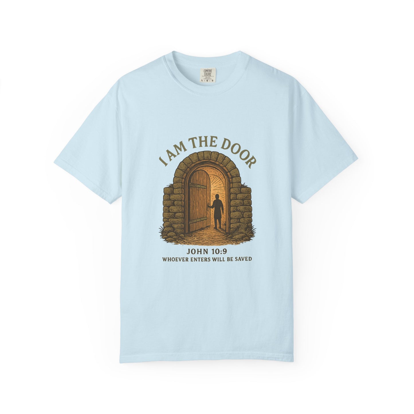 Comfort Colors "I Am the Door – John 10:9 Graphic T-Shirt