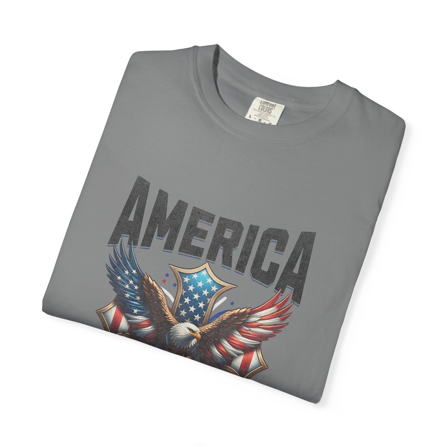 Comfort Colors "Free Indeed" – 4th of July Freedom in Christ Tee (John 8:36)