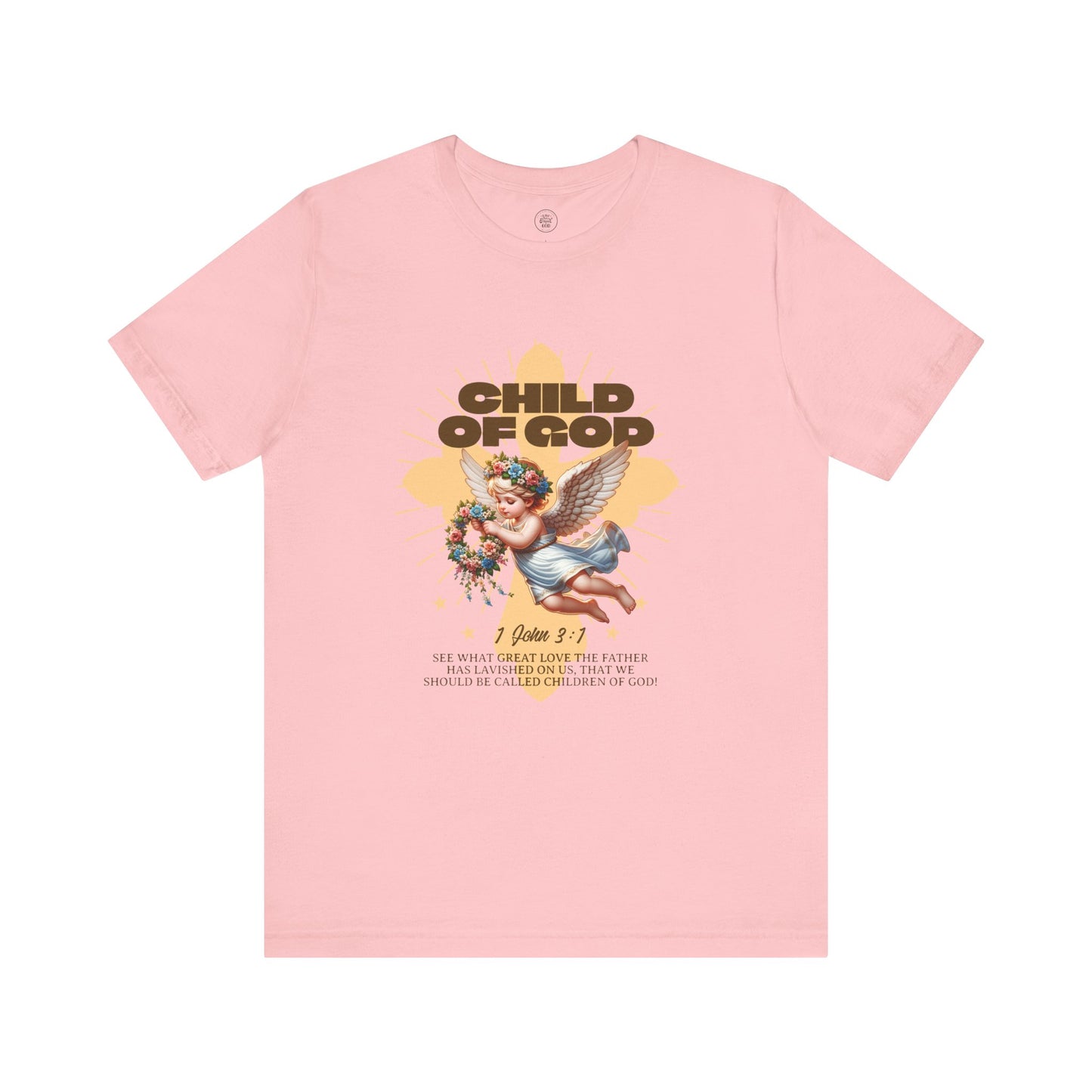Bella Canvas 3001 "Child of God" 1 John 3:1 Graphic Tee