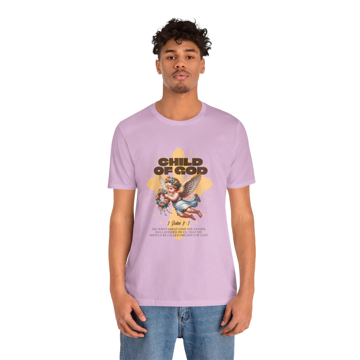 Bella Canvas 3001 "Child of God" 1 John 3:1 Graphic Tee