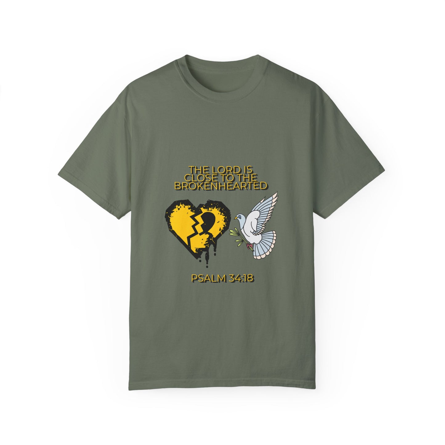 Comfort Colors 'The Lord is Close to the Brokenhearted' Psalm 34:18