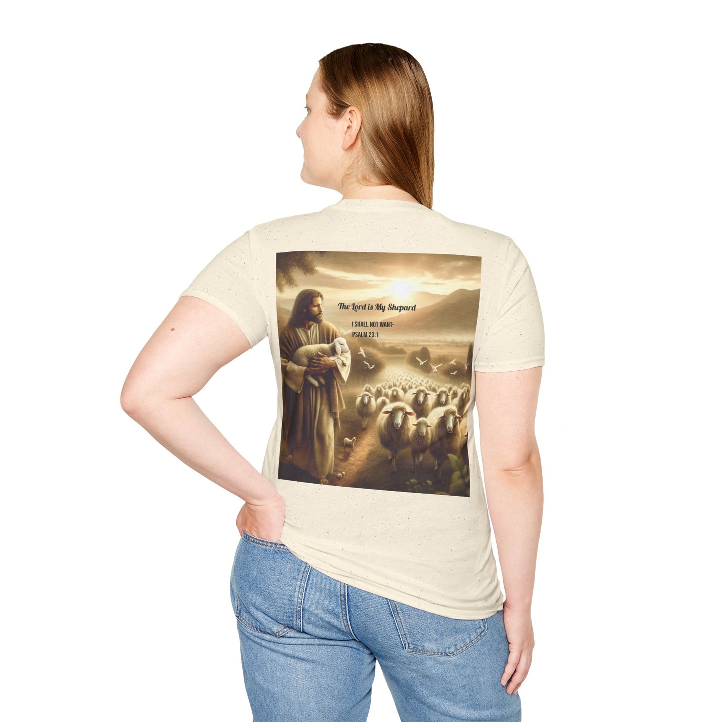 Bella Canvas 3001 "The Lord Is My Shepard" Psalm 23:1 Graphic Tee