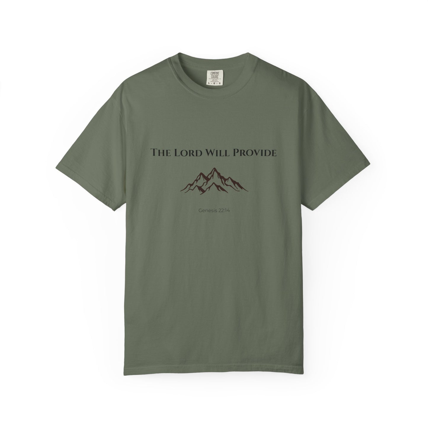 Comfort Colors "The Lord Will Provide" – Genesis 22:14 Graphic T-Shirt