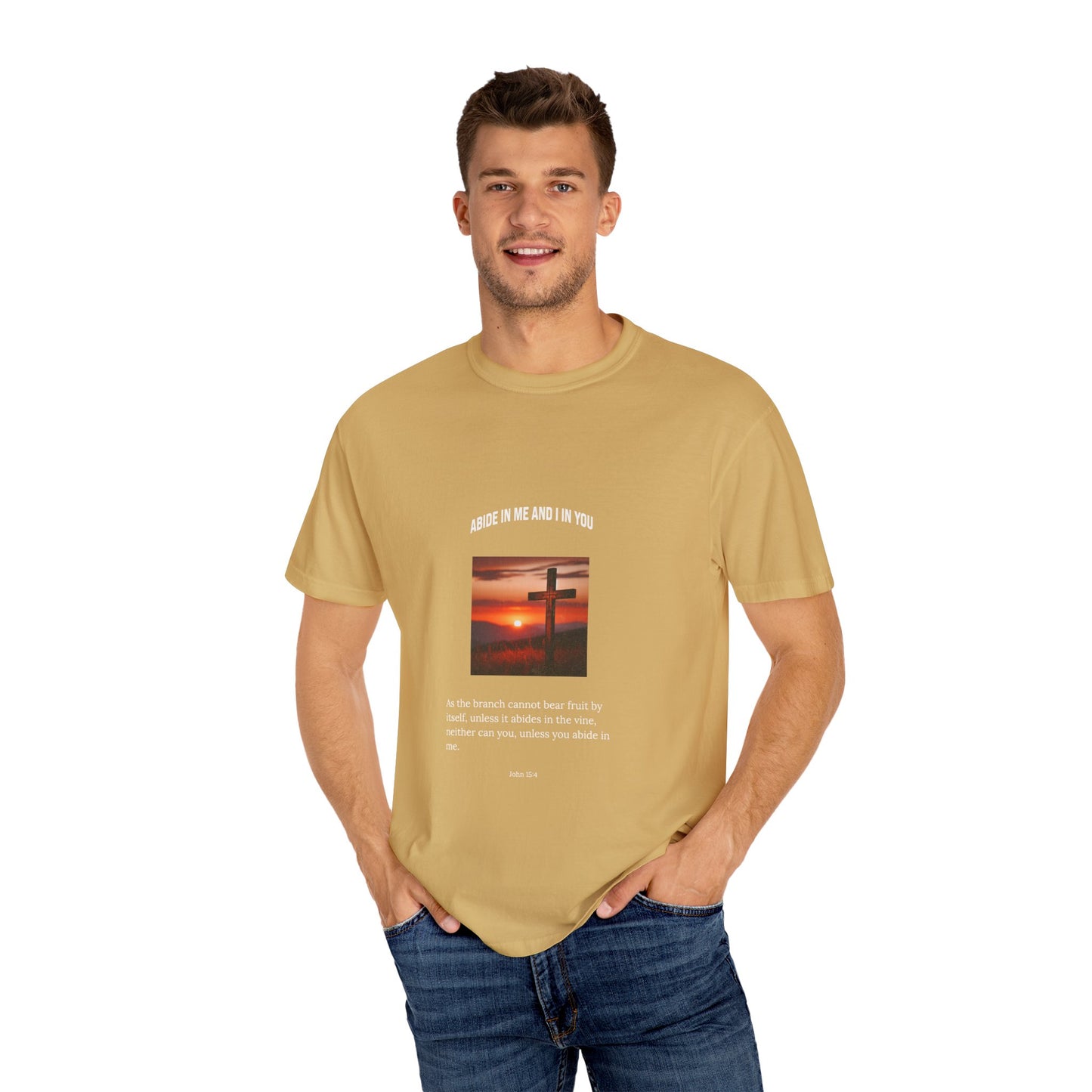 "Abide in Me" – John 15:4 Faith Tee