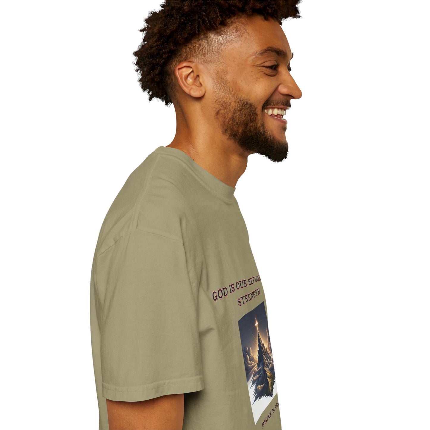 Comfort Colors "God is Our Refuge" Psalm 46:1-2 Graphic T-Shirt