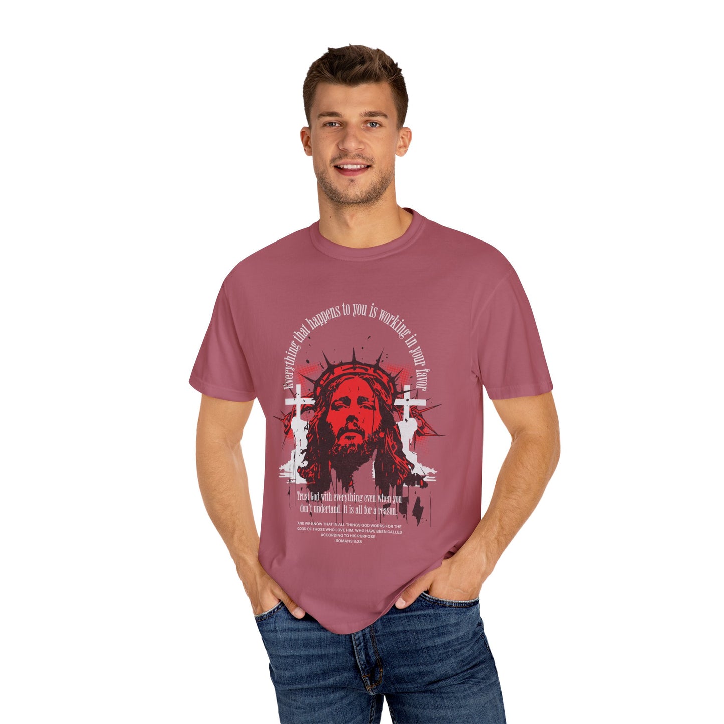 Romans 8:28 Faith Tee