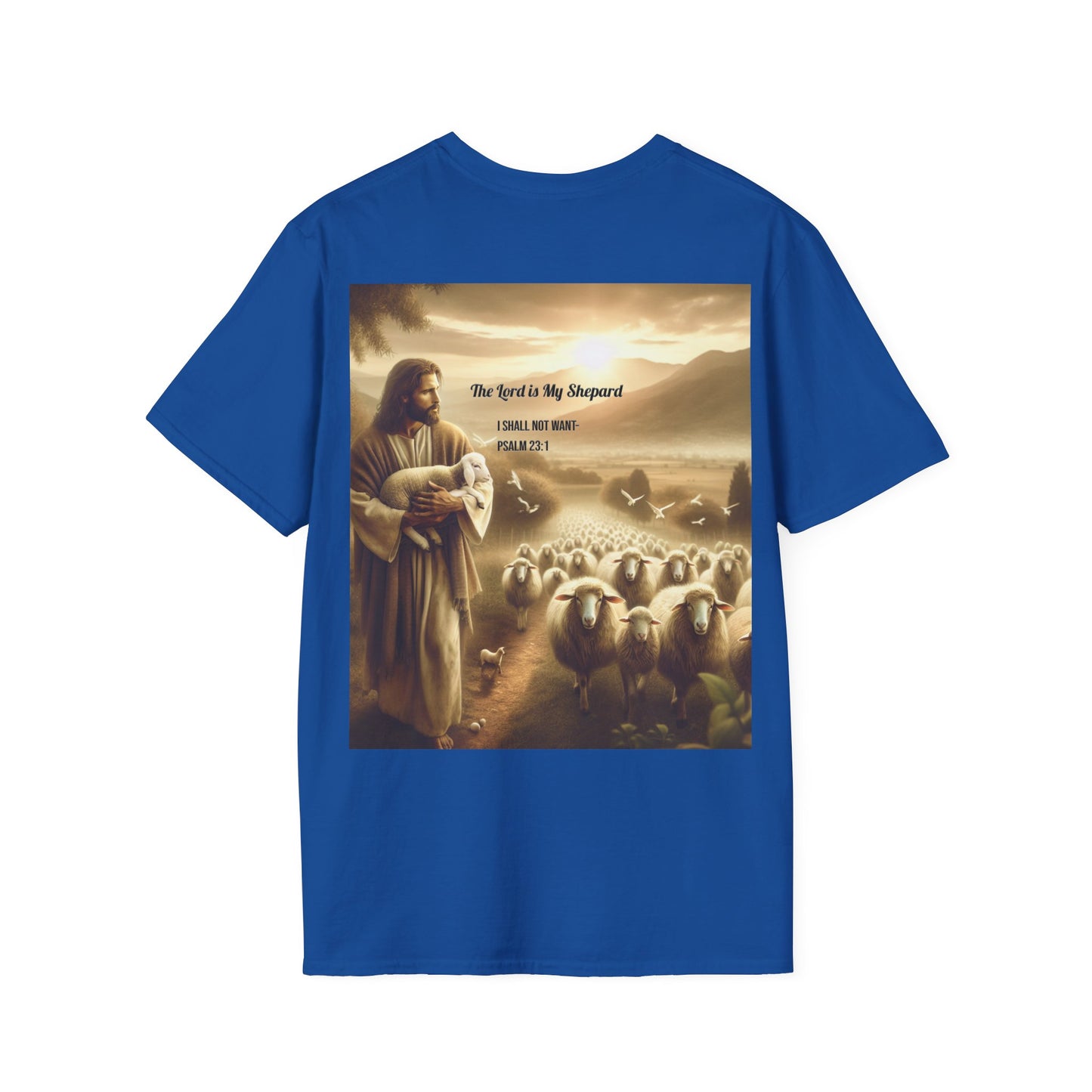Bella Canvas 3001 "The Lord Is My Shepard" Psalm 23:1 Graphic Tee