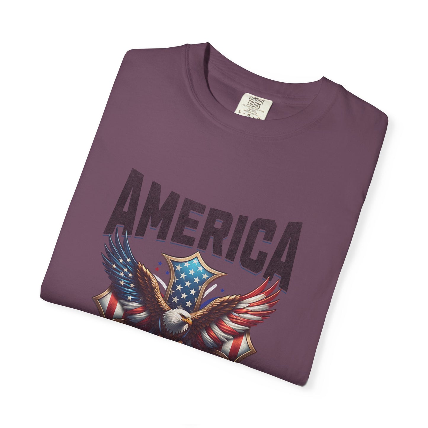 Comfort Colors "Free Indeed" – 4th of July Freedom in Christ Tee (John 8:36)