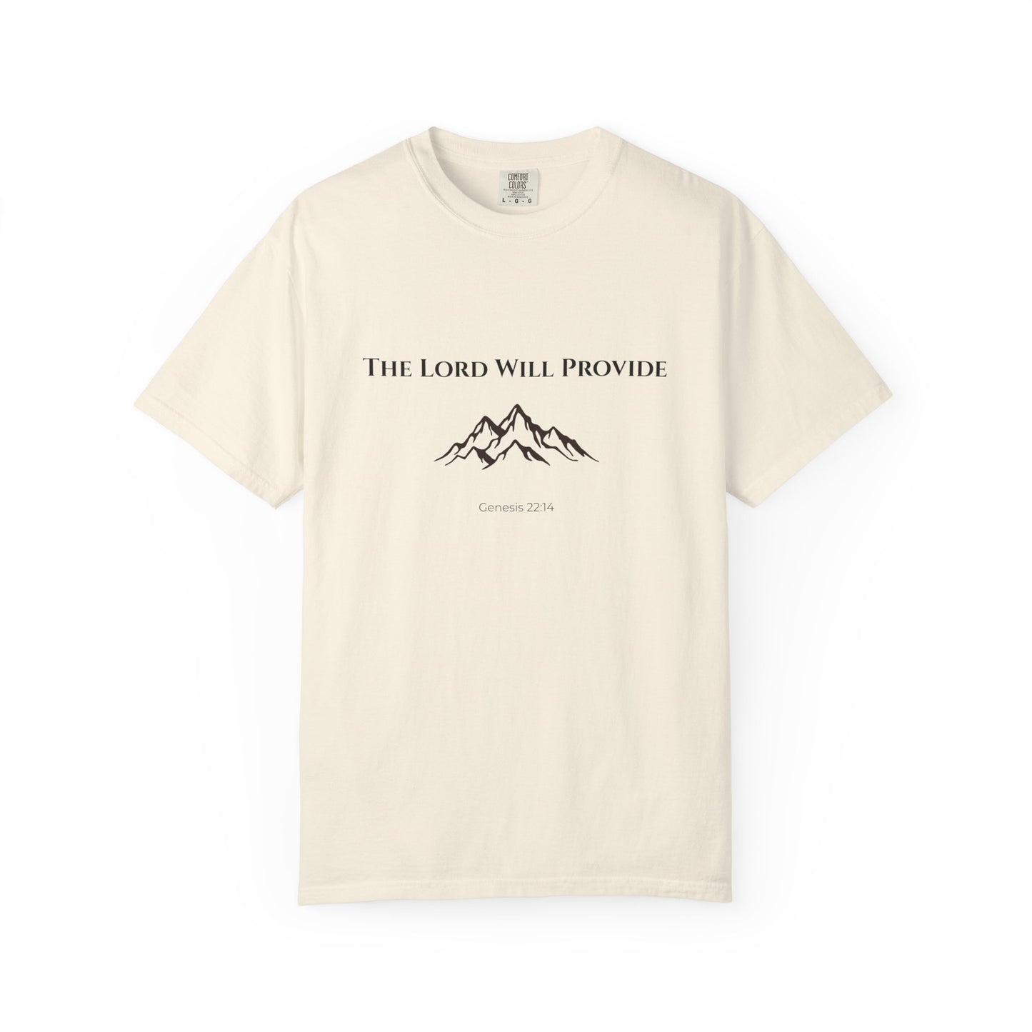 Comfort Colors "The Lord Will Provide" – Genesis 22:14 Graphic T-Shirt