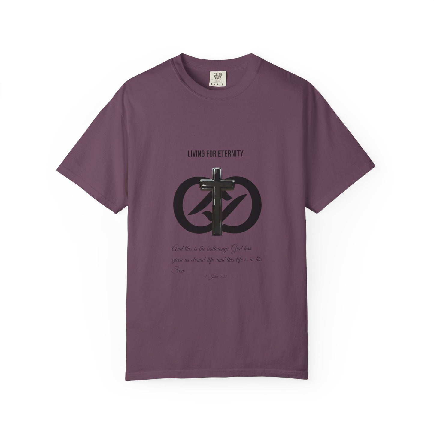 "Eternal Life in His Son" – 1 John 5:11 Graphic T-Shirt