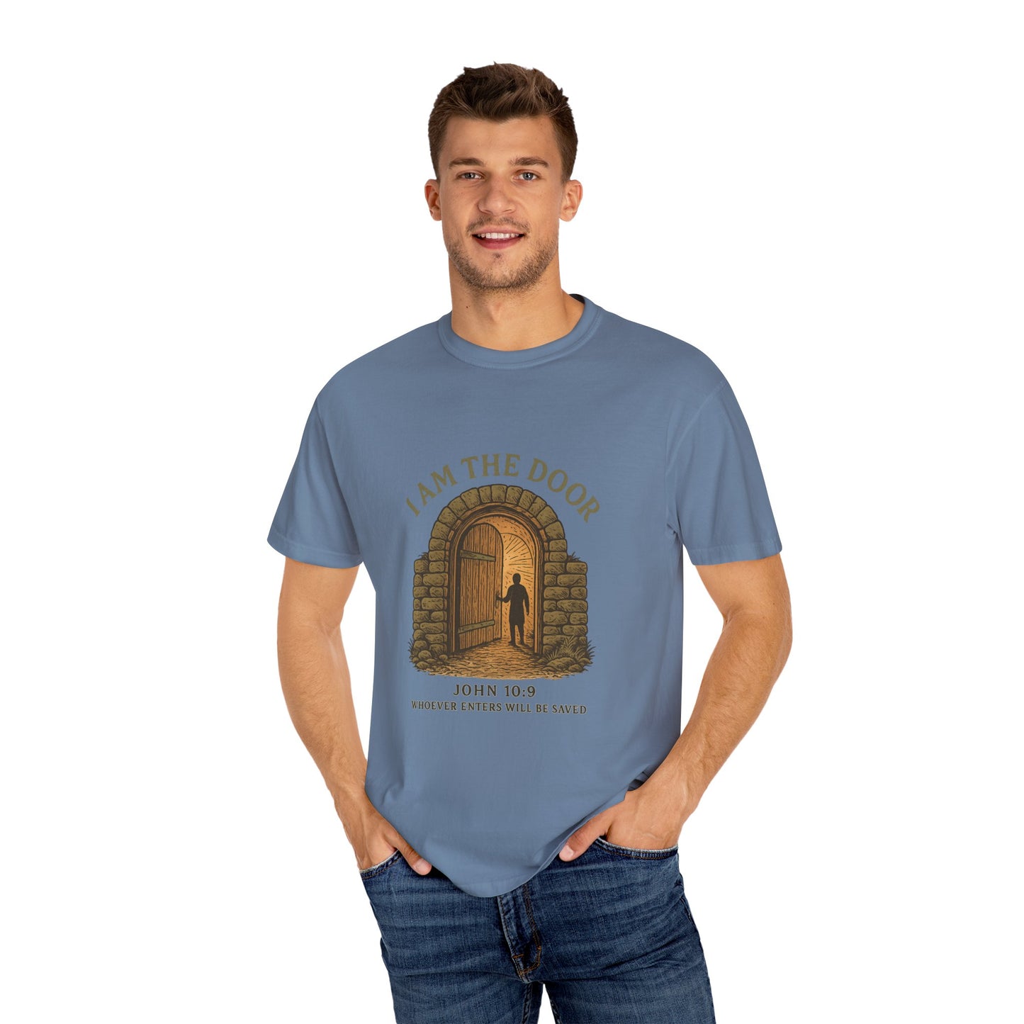 Comfort Colors "I Am the Door – John 10:9 Graphic T-Shirt