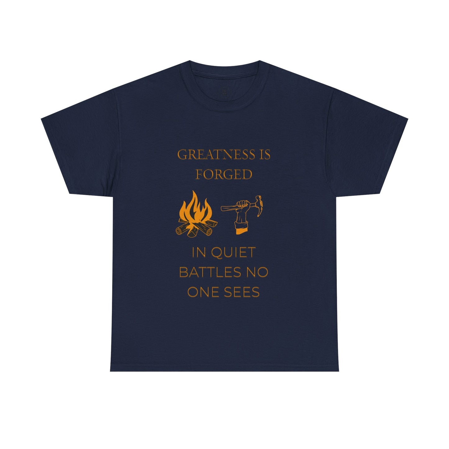 "Quiet Battles" – Strength Through Stillness Graphic T-Shirt