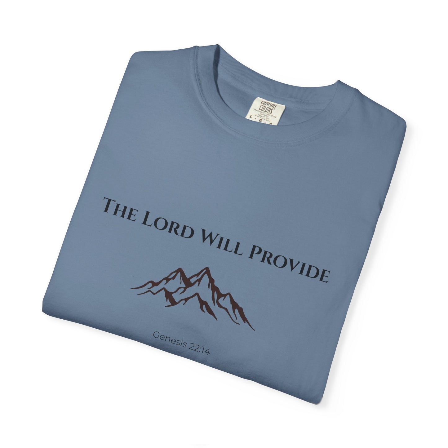 Comfort Colors "The Lord Will Provide" – Genesis 22:14 Graphic T-Shirt