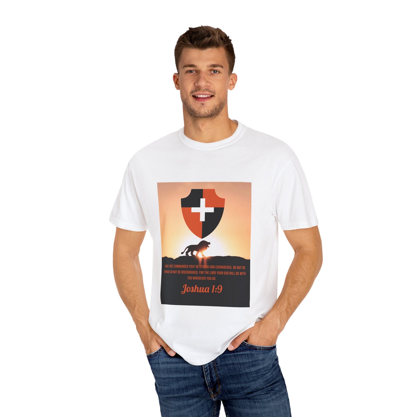 "Be Strong and Courageous" Joshua 1:9 Graphic Tee