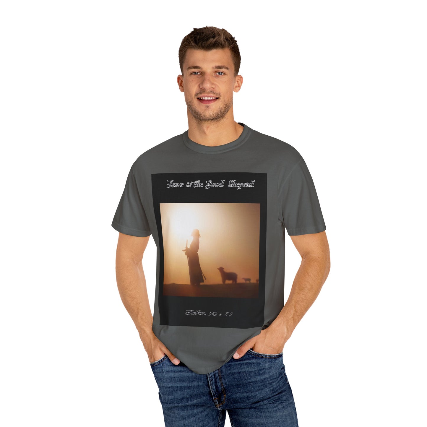"The Good Shepard" John 10:11 Graphic T-Shirt