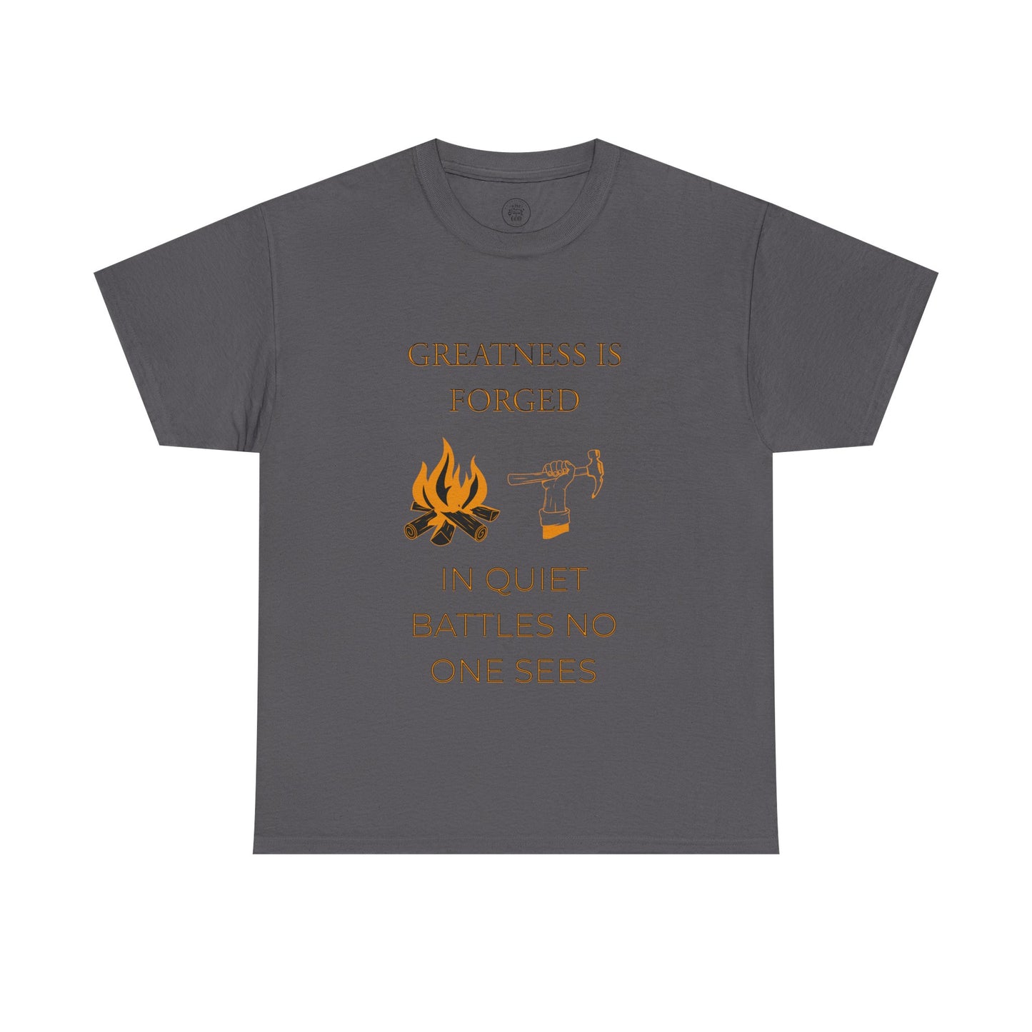 "Quiet Battles" – Strength Through Stillness Graphic T-Shirt