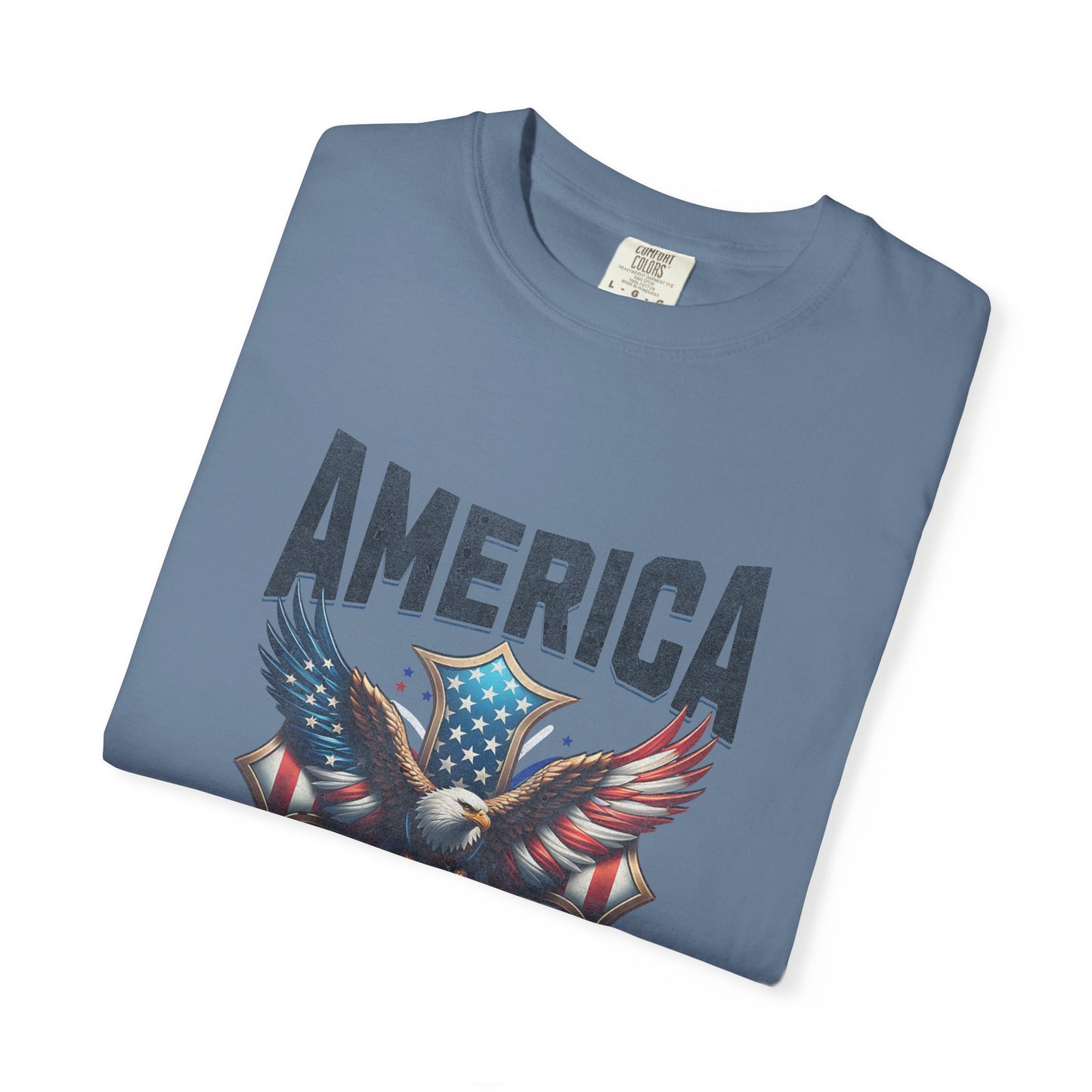 Comfort Colors "Free Indeed" – 4th of July Freedom in Christ Tee (John 8:36)