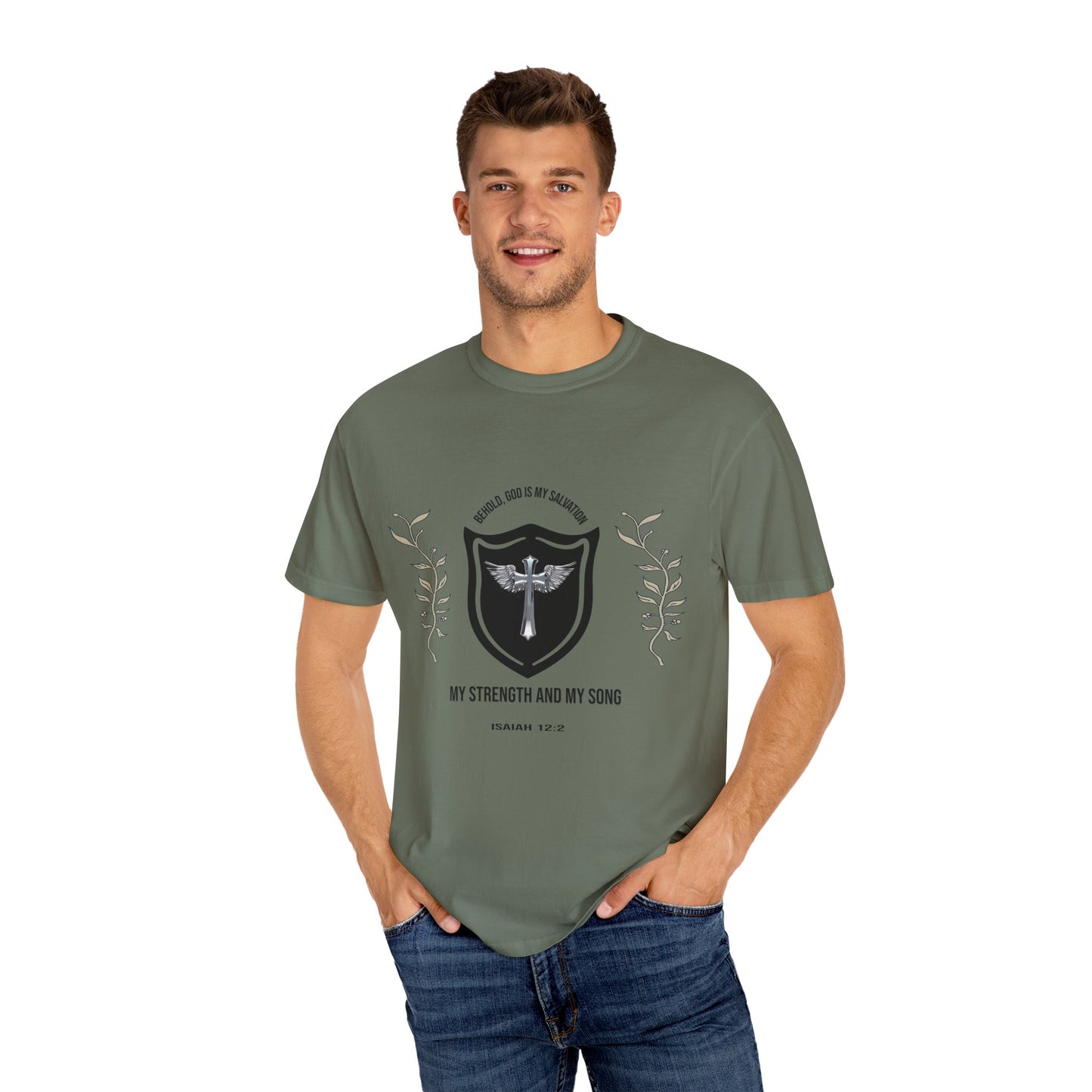 Isaiah 12:2- 'The Lord God is My Strength' Graphic T-Shirt
