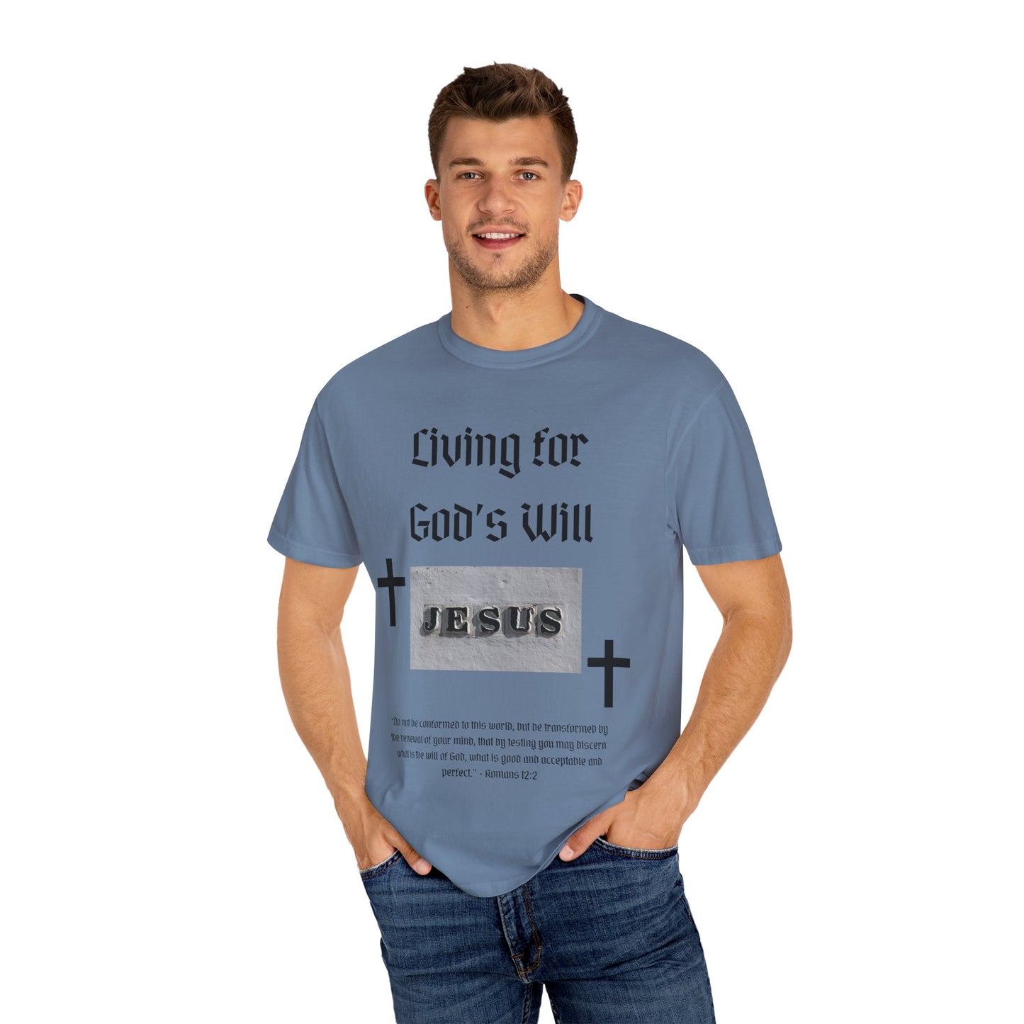 Comfort Colors "Living for God's Will" Graphic T-Shirt