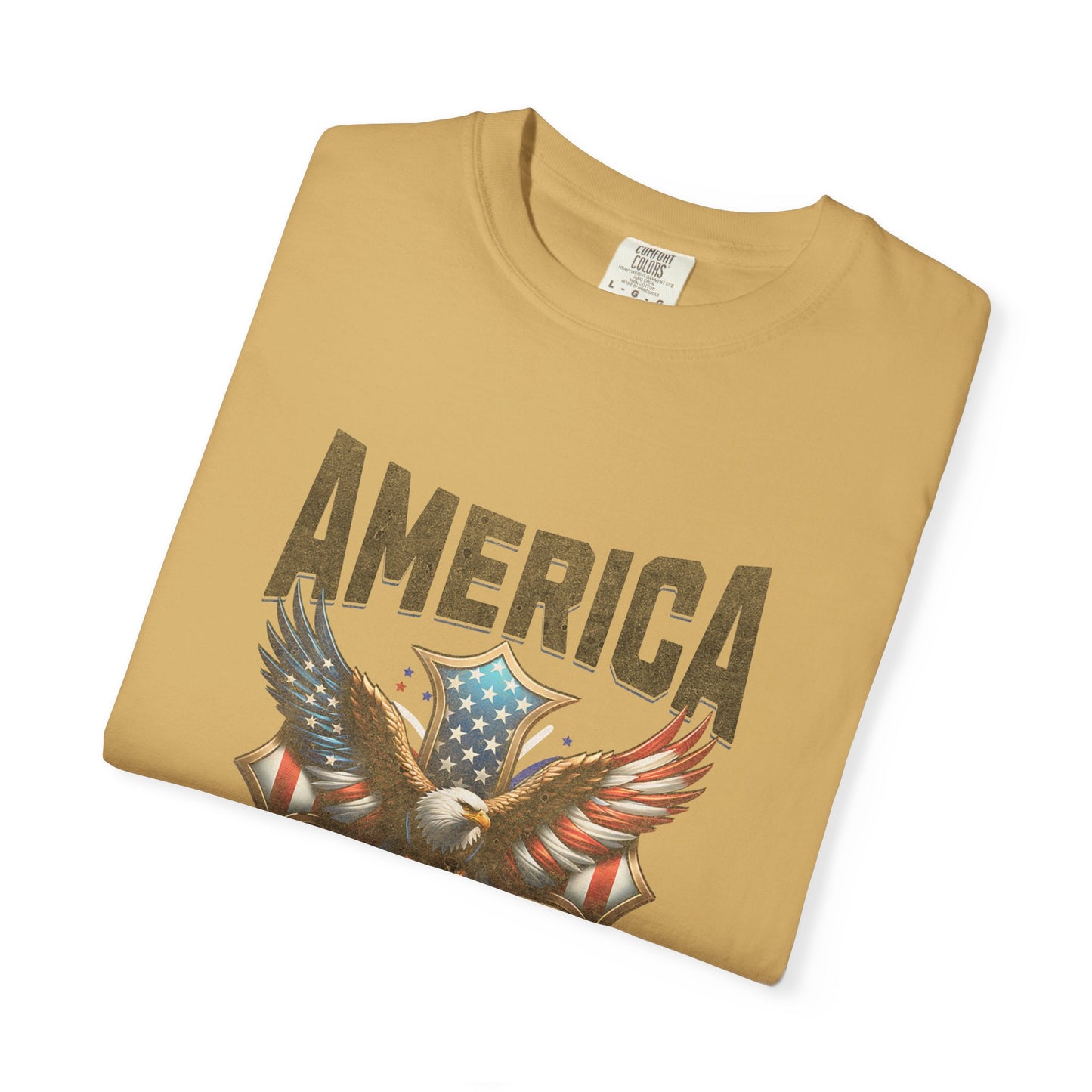 Comfort Colors "Free Indeed" – 4th of July Freedom in Christ Tee (John 8:36)