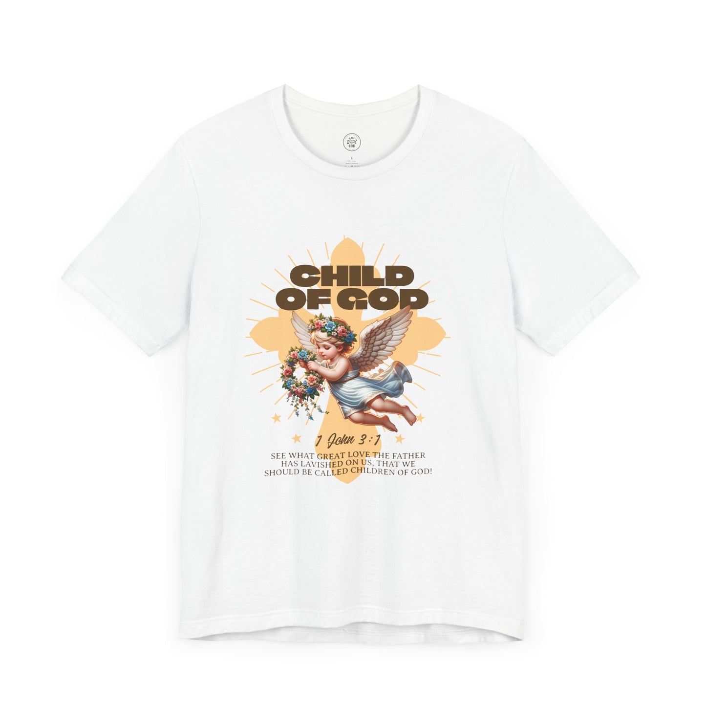 Bella Canvas 3001 "Child of God" 1 John 3:1 Graphic Tee